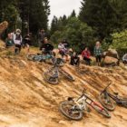Freeride MTB riders preparing to ride the 2019 Loosefest XL Course
