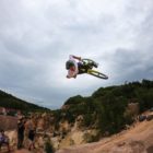 Sam Pilgrim riding the 2019 Audi Nines course