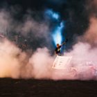 Vernon “Veejaro” Hendricks performs at the Red Bull Shay’iMoto