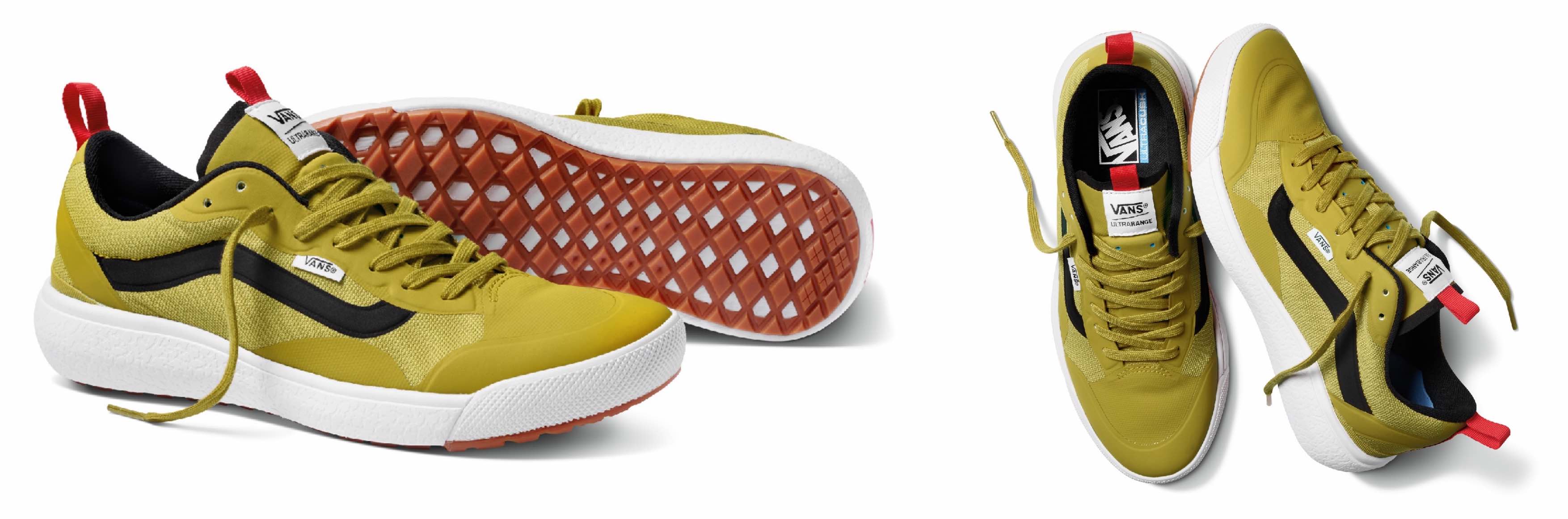 Product feature on the new Vans UltraRange EXO shoes