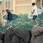 Vans team rider Michael February showcasing the Vans UltraRange EXO