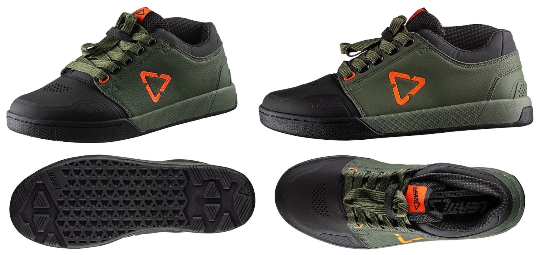 Leatt DBX 3.0 Flat Shoe Standout Features - Forest