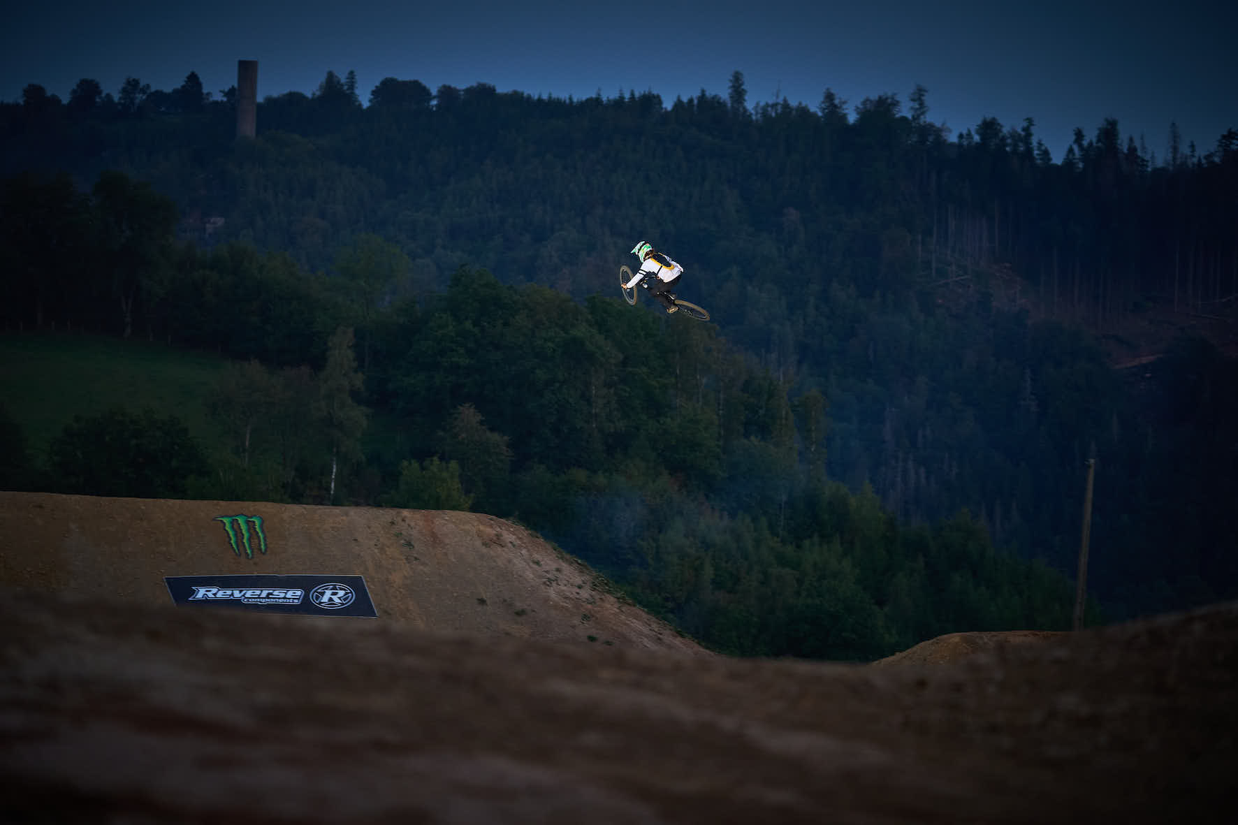 Freeride Mountain Bike riders competing at the Fest Sessions
