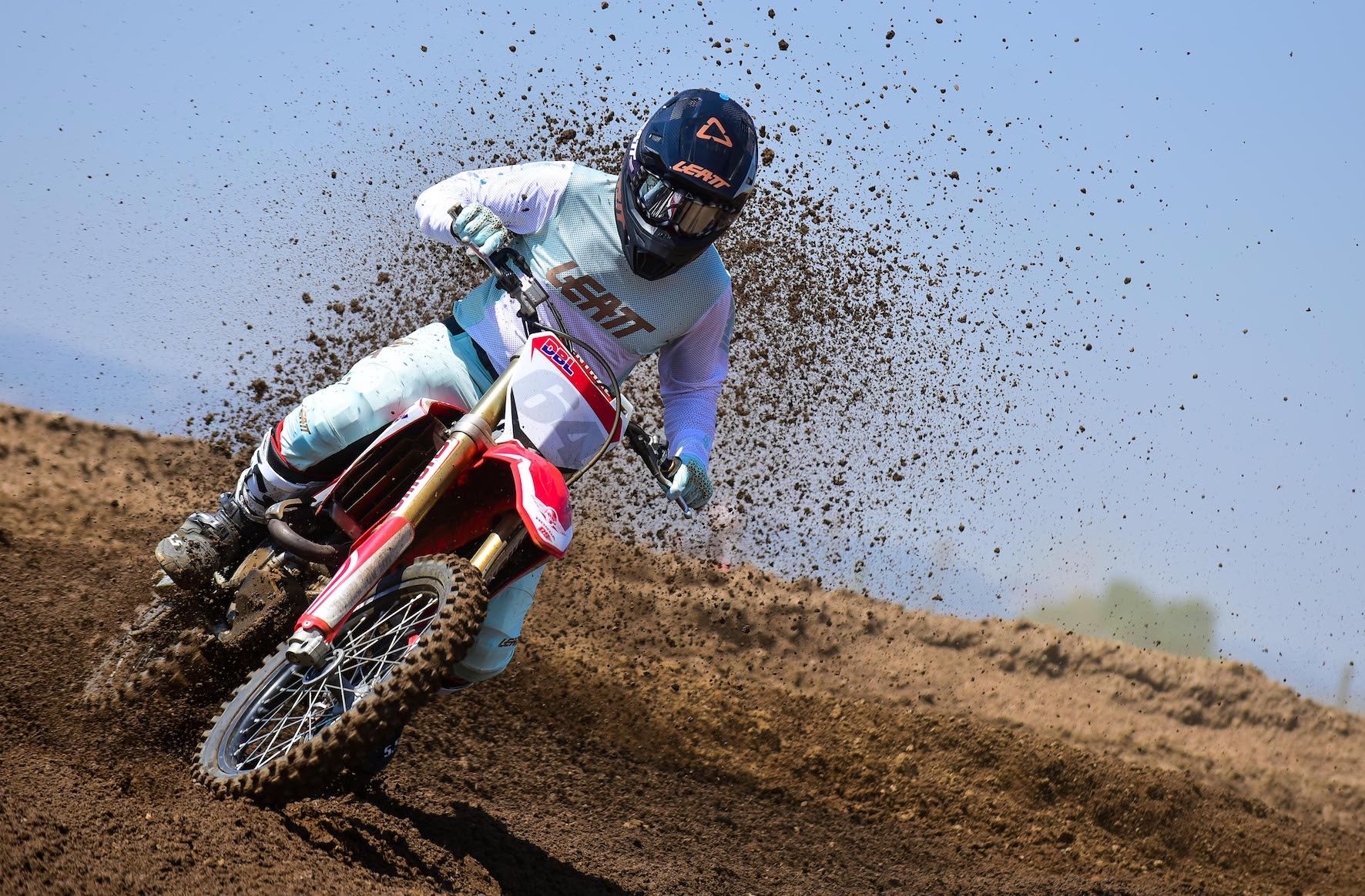 Riding in the all new 2021 Leatt motocross gear