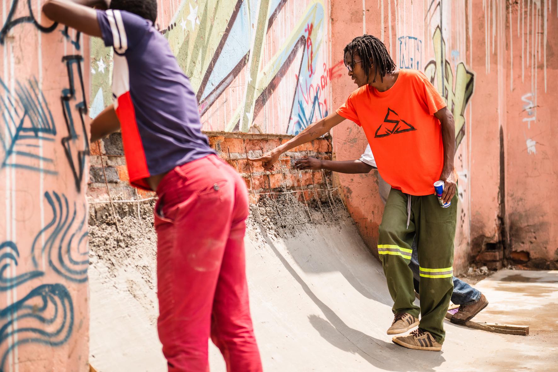 Revamping an old building as part of the Red Bull DIY project