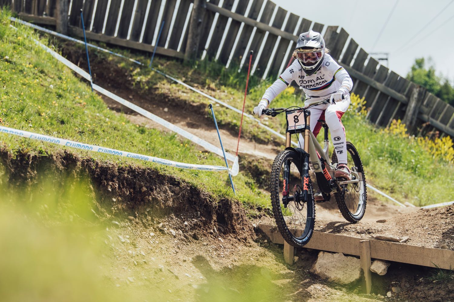 Camille Balanche wins the 2021 Downhill MTB World Cup in Leogang 