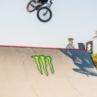 Nathi Steeze competing in the BMX contest at ULT.X 2021