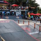 Puddy Zwennis competing at the Street Lines Skate Tournament