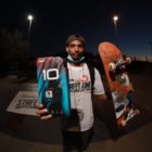 Allan Adams winning the GoPro Hero10 at Street lines