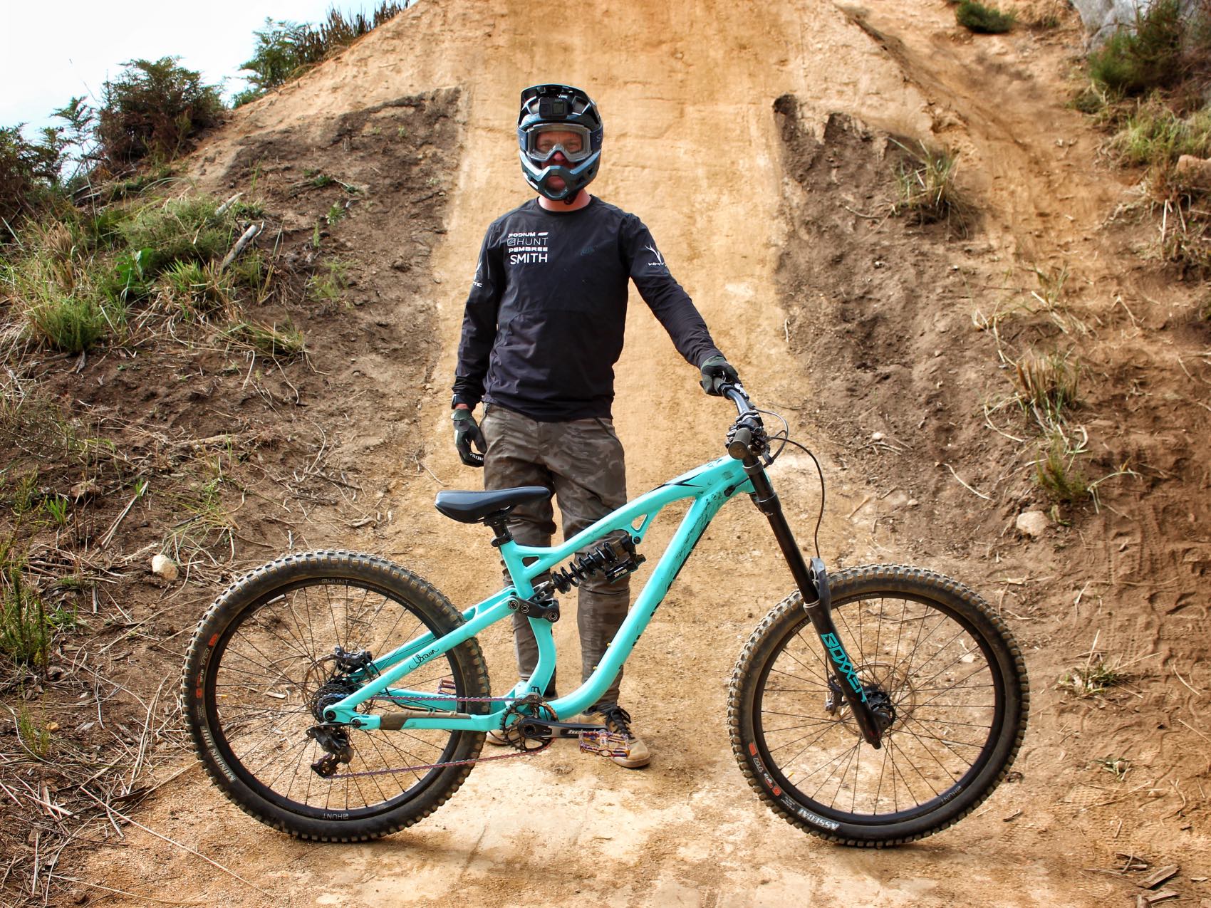 Daryl Brown and his Whyte G180 at DarkFEST 2022