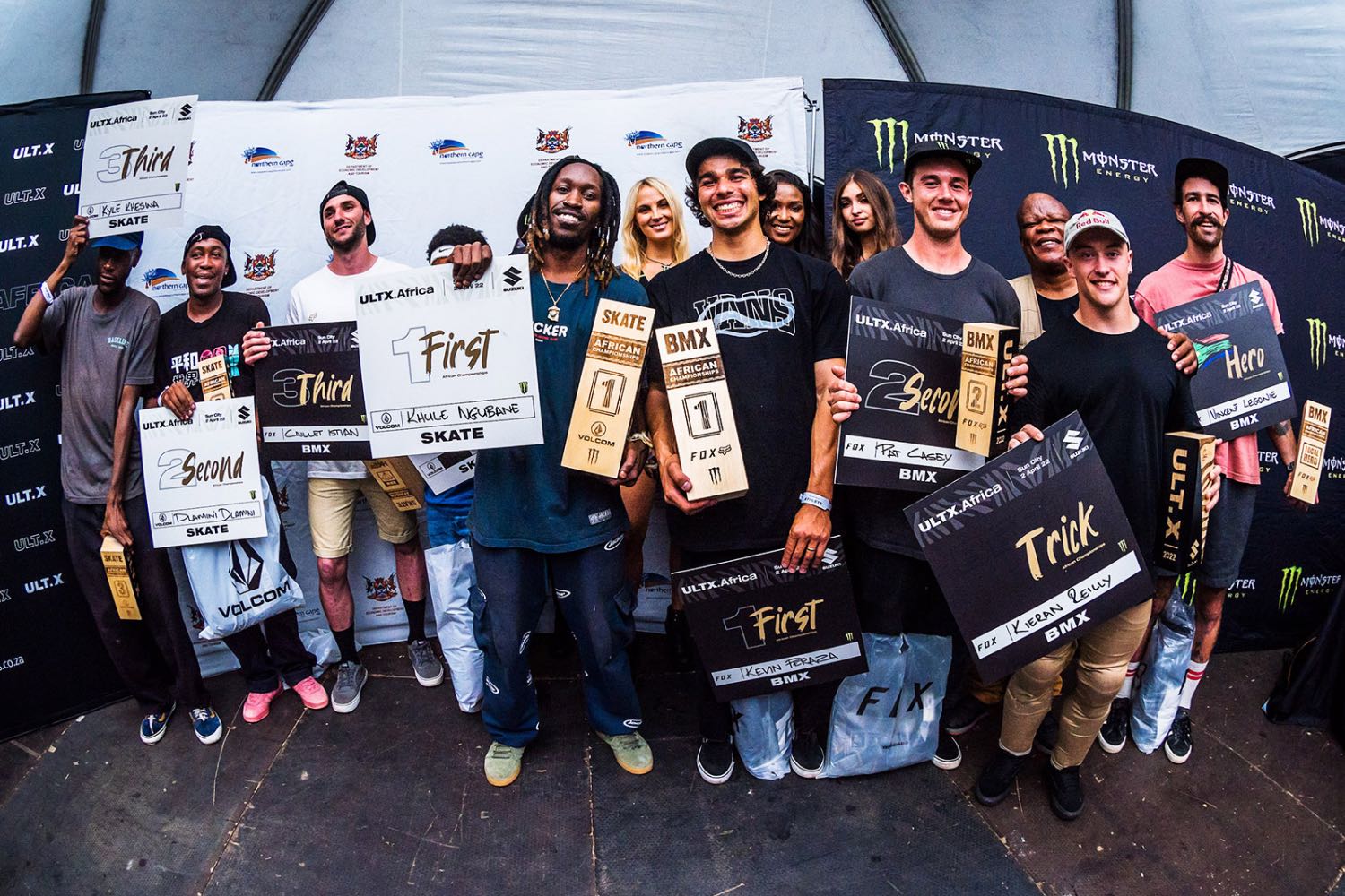 ULT.X 2022 Winners Podium - Skate and BMX