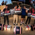 Pro podium at the 2022 Park Lines BMX Tournament
