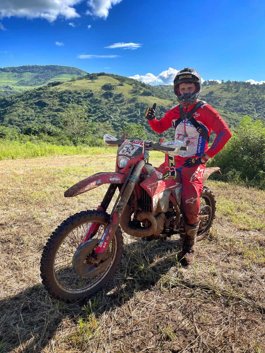 Travis Teasdale filing for his "Homegrown" hard enduro video feature