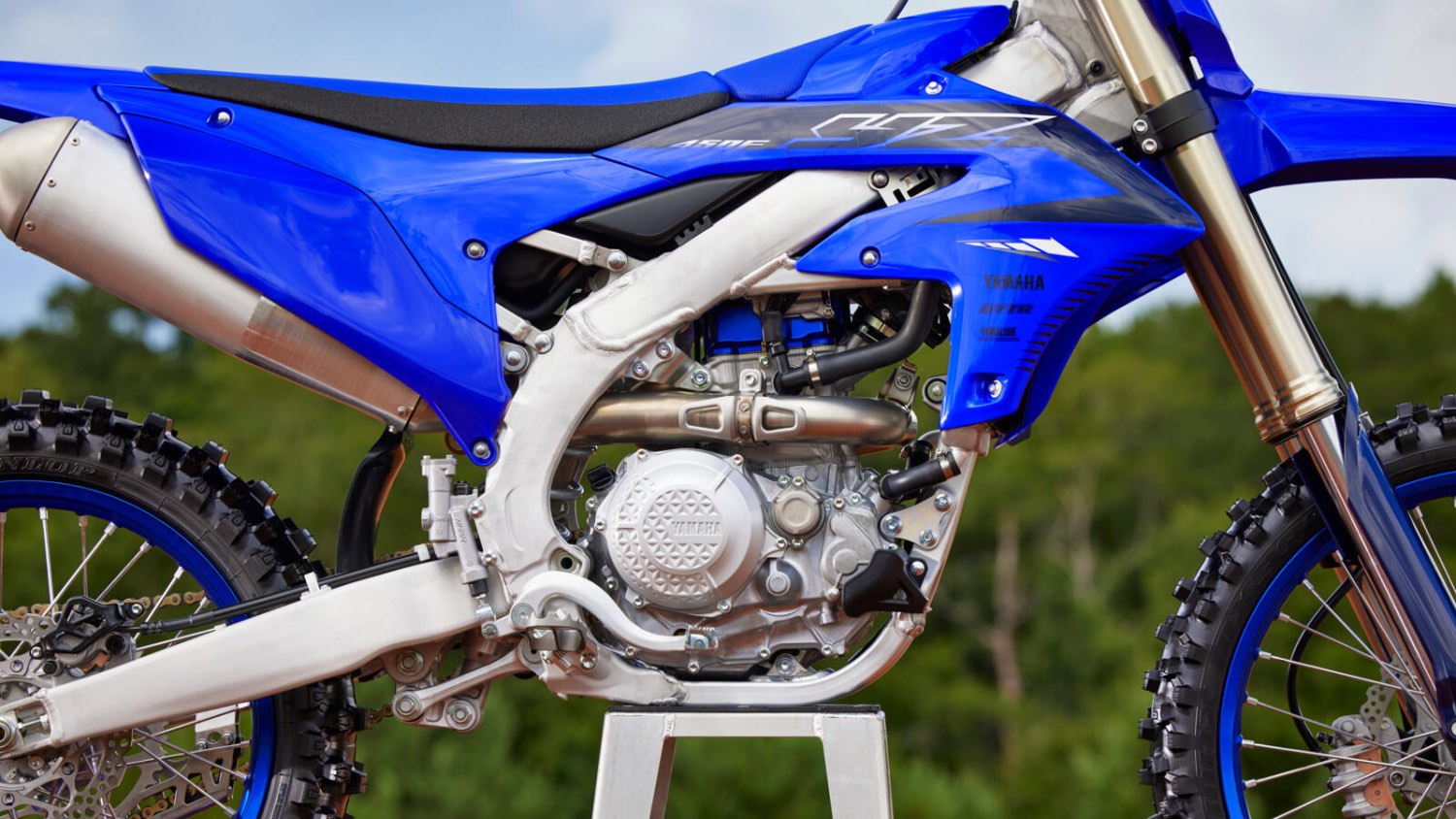 The all-new 2023 Yamaha YZ450F motocross bike