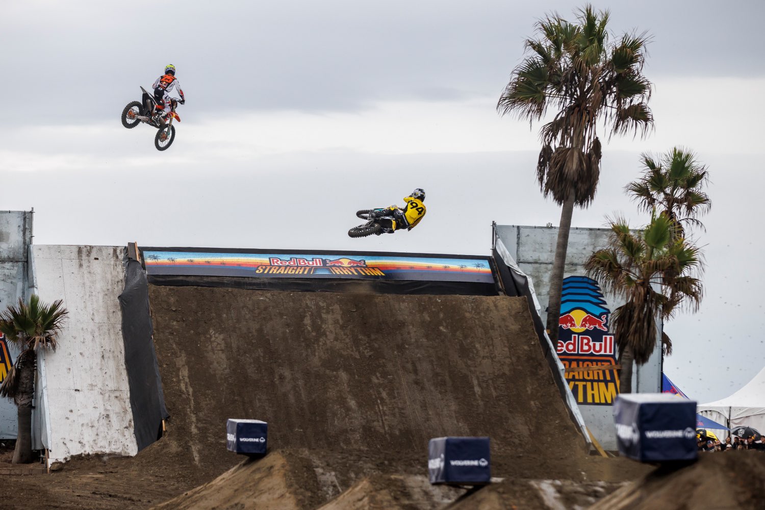 Marvin Musquin and Ken Roczen compete at Red Bull Straight Rhythm