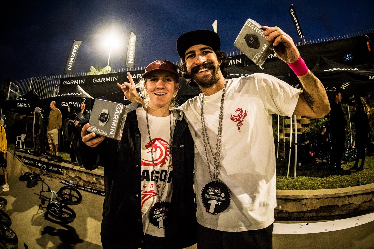 BMX Freestyle South African Champions, Jenna Byrnes and Vincent Leygonie