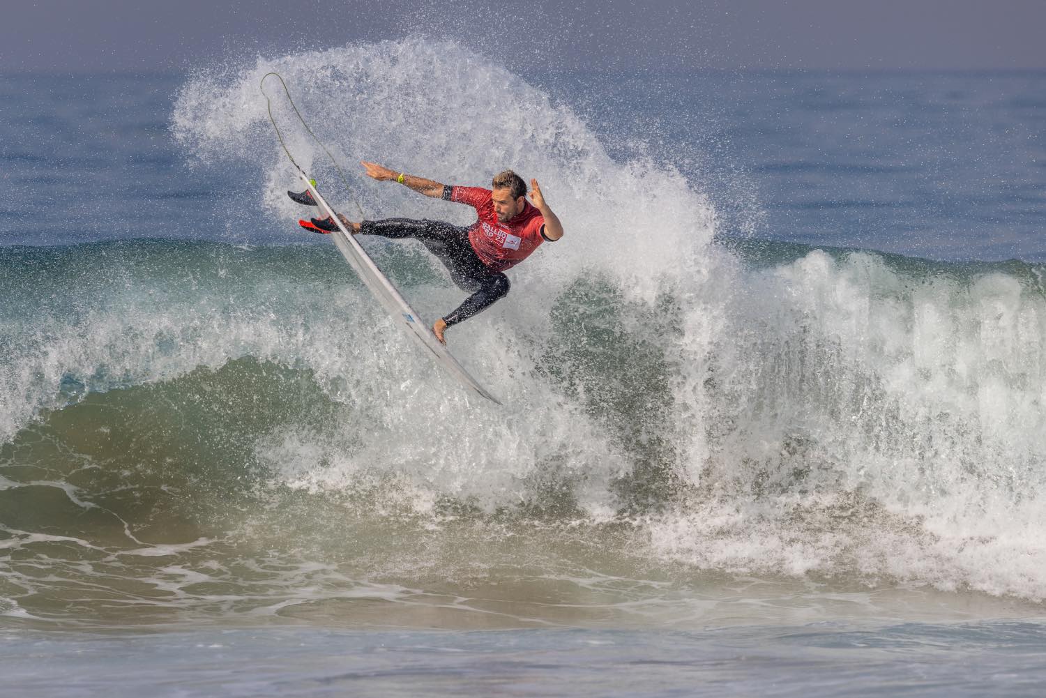 Frederico Morais surfing in the 2023 Ballito Pro presented by O’Neill