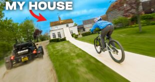 The house jump! A mission Matt Jones has always wanted to attempt. Even as a kid he dreamed of jumping over a house and now it's time to do it for real. Flat out behind a car into a huge ramp he built - insane!
