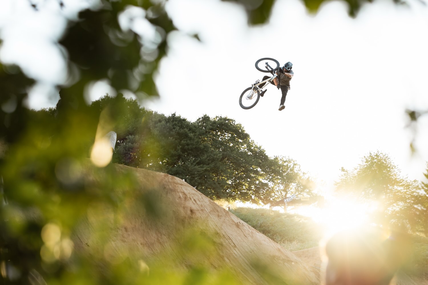 Kaiden Ingersoll riding Slopestyle MTB at Stop 3 of the 2025 Backyard Battle - Couderc Edition