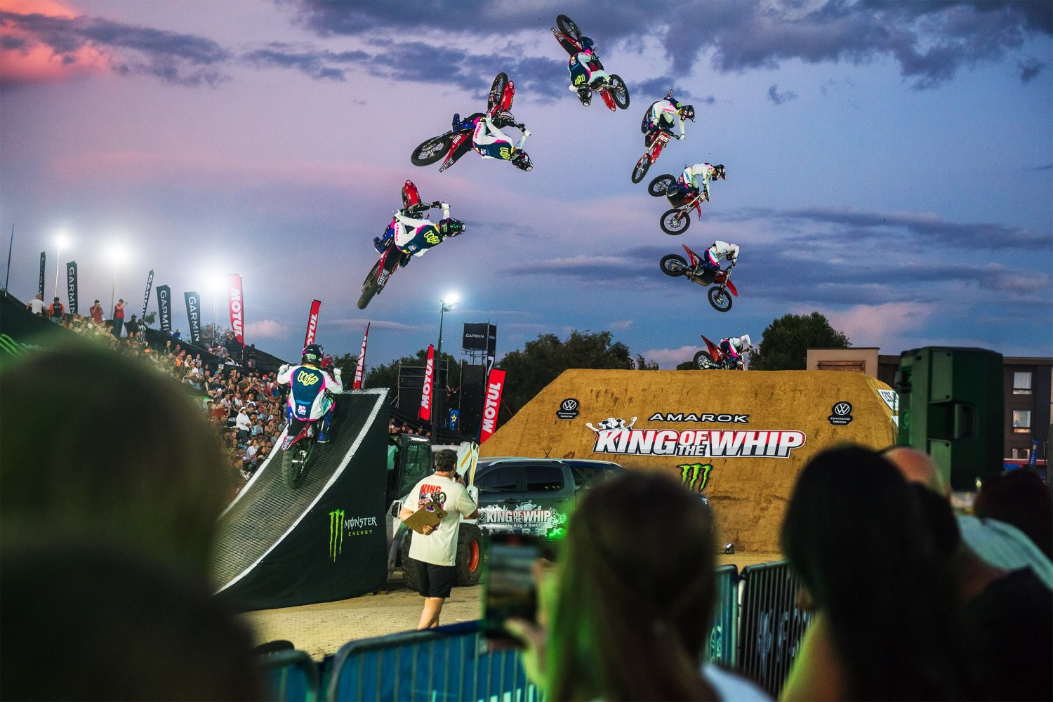 Intense battles in both the Best Whip and Best Trick contests at the 2025 Volkswagen Amarok King of the Whip saw the USA’s Wyatt Fontenot crowned the new King of the Whip, while Australia’s Pat Bowden successfully defended both of his Best Trick titles. The action unfolded in front of a sold-out crowd at Montecasino, Johannesburg.