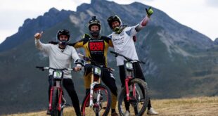 Downhill Mountain biking legends, Sam Hill, Brendan Fairclough, and Steve Peat reunite in Les Gets, France, for a fast and loose POV lap down the iconic World Cup track. Get behind the scenes as these iconic riders drop in together, blending pure nostalgia and raw bike handling...
