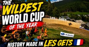 If there’s one stop on the UCI Downhill World Cup calendar where things are guaranteed to get crazy, it’s Les Gets. This wasn’t just another World Cup. This was one for the history books!